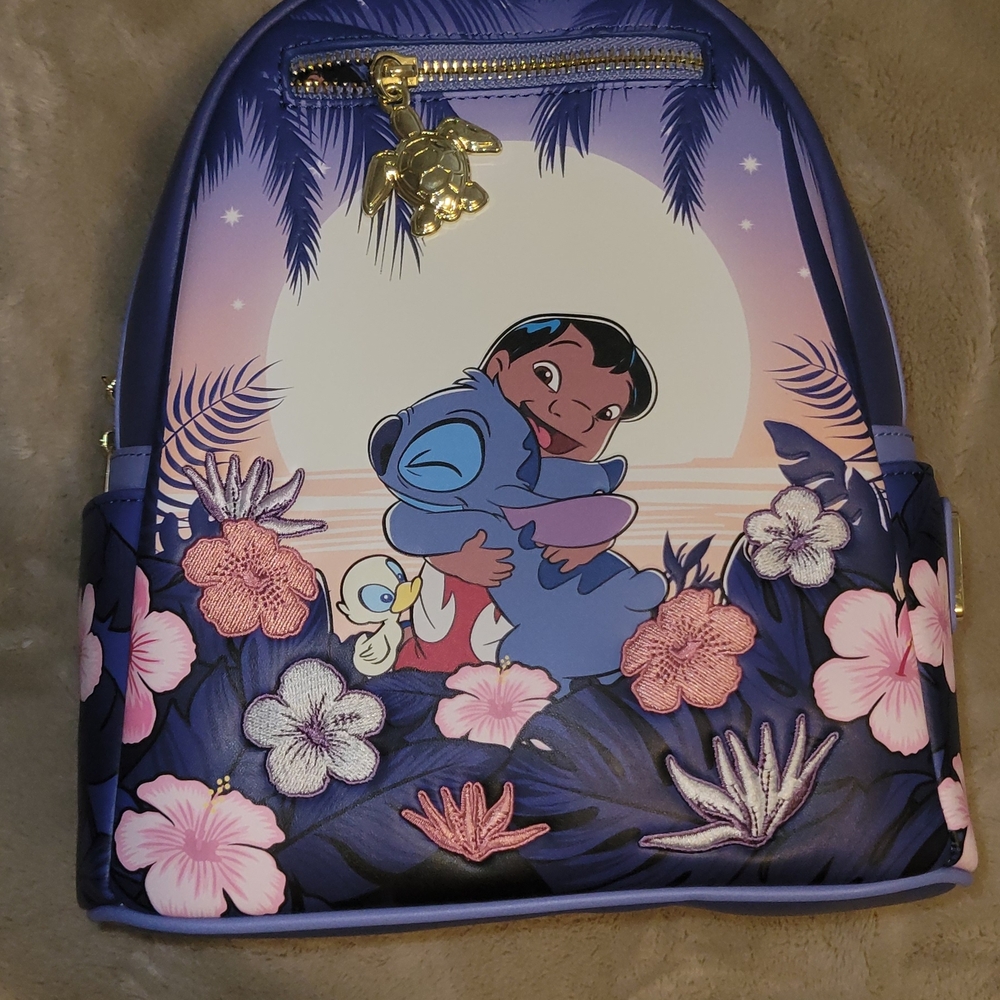 Loungefly Backpack with Lilo And Stitch